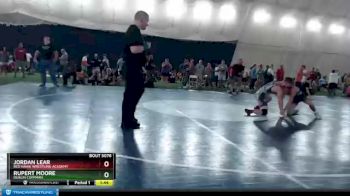 141 lbs Champ. Round 1 - Jordan Lear, Red Hawk Wrestling Academy vs Rupert Moore, Dublin Coffman