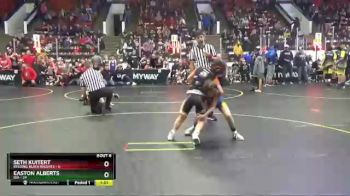 77 lbs Round 3 (4 Team) - Easton Alberts, Ida vs Seth Kuitert, Belding Black Knights