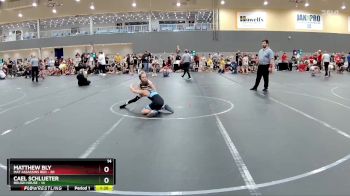 72 lbs Round 1 - Cael Schlueter, Rough House vs Matthew Bly, Mat Assassins Red