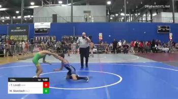 77 lbs Quarterfinal - Tj Lovell, Hammerin Hawks vs Maddox Stonitsch, Celtics WC