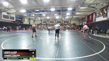 285 lbs Champ. Round 1 - Joseph Alaniz, Fresno City College vs Forrest Carlson, College Of Redwoods