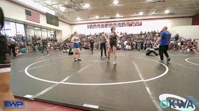 138-145 lbs Rr Rnd 1 - Taylar Watson, Perry Wrestling Academy vs Kaisley Taber, Hennessey Takedown Club