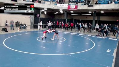 135 lbs Cons. Round 4 - Nariah Adams, Unattached vs Alyssa Galarza, Aurora (East)