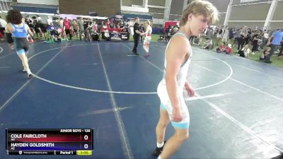 126 lbs Cons. Round 4 - Cole Faircloth, NV vs Hayden Goldsmith, AZ