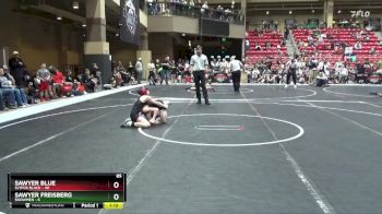 85 lbs Round 3 (6 Team) - Sawyer Blue, SlyFox Black vs Sawyer Freisberg, $nowmen