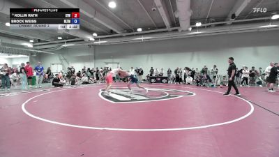 70 lbs Champ. Round 2 - Kollin Rath, Steller Trained Wrestling vs Brock Weiss, NLWC/TMWC