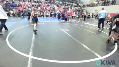 85 lbs Consi Of 8 #2 - Tidus Daniel, Checotah Matcats vs Anson LeGrand, Sperry Wrestling Club