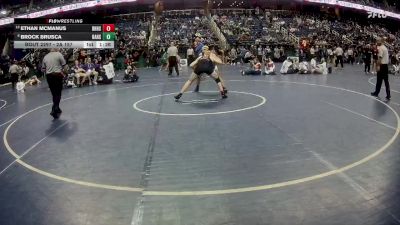 2A 157 lbs Semifinal - Brock Brusca, Bandys High School vs Ethan Mcmanus, Bunker Hill High School