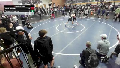 144 lbs Cons. Round 2 - Gage Lieziert, Camas vs Braxton Beard, Central Valley