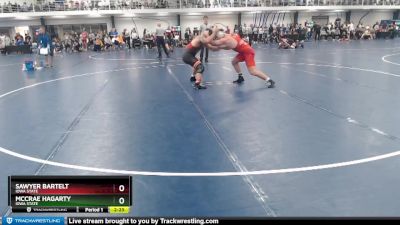 Elite 197 lbs Semifinal - Sawyer Bartelt, Iowa State vs McCrae Hagarty, Iowa State