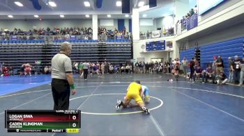 126 lbs Cons. Round 2 - Caden Klingman, BERKSHIRE vs Logan Siwa, AYERSVILLE