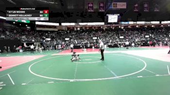 75 lbs Cons. Semi - Bennett Kellackey, NROA vs Ky`lin Woods, BUC2