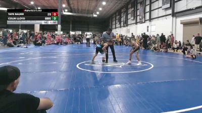 75 lbs Round 4 (6 Team) - Tate Bauer, STAUNTON REAPER vs Colin Lloyd, MIDLOTHIAN MINERS WRESTLING CLUB