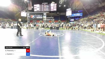 100 lbs Cons 16 #1 - Olivia Polansky, Massachusetts vs Jordan Epstein, Georgia