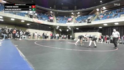 155 lbs Cons. Round 3 - Winter Beard, Unattached vs Avelina McMurtry, Unattached