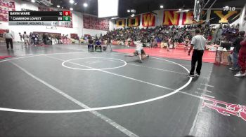 150 lbs Champ. Round 3 - Cameron Lovett, Ventura vs Gavin Ware, Temescal Canyon