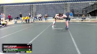 160 lbs Round 5 (10 Team) - Scottie Tompkins, Hanover Hawkeye vs Monty McShane, Legend Wrestling