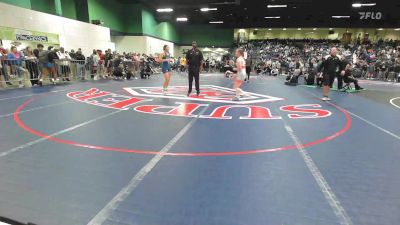 160 lbs Round Of 16 - Kaylah Evans, NC vs Liliana Barrientos, NV