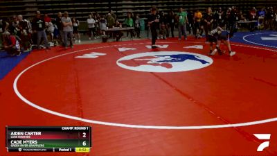 71 lbs Cons. Semi - Tanner Guina, Lander Tiger Tough Wrestling vs Cooper Wright, Green River Grapplers