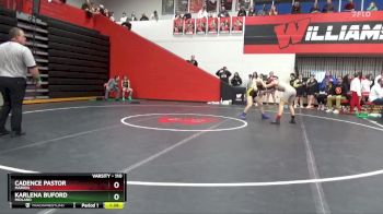 110 lbs Quarterfinal - Cadence Pastor, Marion vs Karlena Buford, Midland