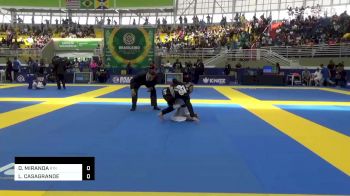 DANIEL MIRANDA vs LORENZO CASAGRANDE 2023 Brasileiro Jiu-Jitsu IBJJF