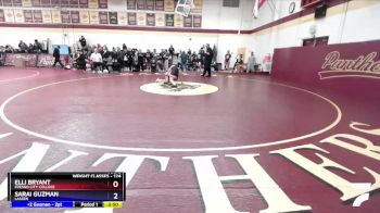 124 lbs Champ. Round 1 - Sarai Guzman, Lassen vs Elli Bryant, Fresno City College