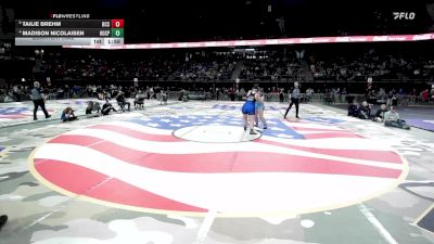 Quarterfinal - Tailie Brehm, Rapid City Stevens vs Madison Nicolaisen, Hot Springs