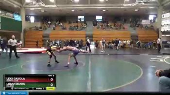 126 lbs Cons. Round 4 - LEXX GAXIOLA, Orange Glen vs Logan Banks, Del Oro