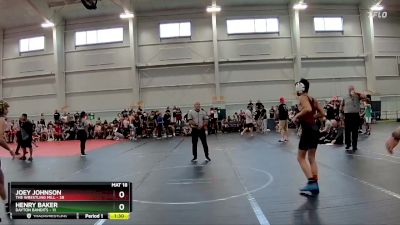 110 lbs Round 1 (8 Team) - Joey Johnson, The Wrestling Mill vs Henry Baker, Dayton Bandits