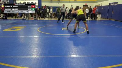 170 lbs 3rd Place - Preston Jaros, Lake Catholic W.C. vs Johnny Snyder, Warhawks