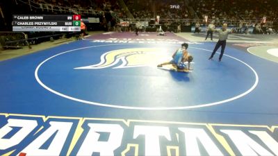 I-138 lbs Champ. Round 2 - Charles Przymylski, Mahopac vs Caleb Brown, Monroe-Woodbury