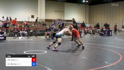 70 kg Cons 16 #2 - Matthew Ryan, Southside Wrestling Club vs Dayne Morton, West Coast Regional Training Center