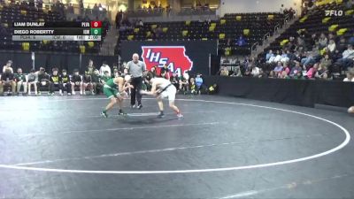 113 lbs 5th & 7th Place - Liam Dunlay, Pleasant Valley vs Diego Robertty, Iowa City, West