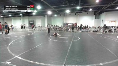 46 lbs Quarterfinal - Carson Bailey, Stout Wr Ac vs Levi Escarcega, Manu WC