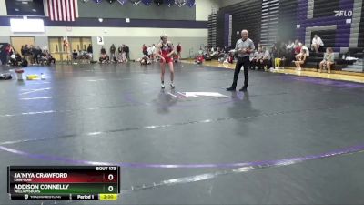 JV-11 lbs Round 3 - Ja`Niya Crawford, Linn-Mar vs Addison Connelly, Williamsburg