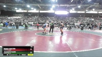 165 lbs Quarterfinal - Riana Walter, Canyon Ridge vs Madisyn Klein, Walla Walla