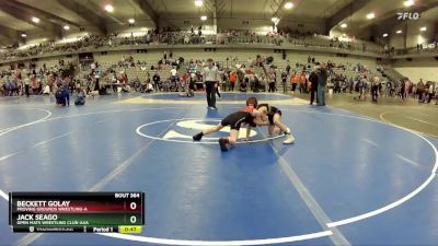 70 lbs Cons. Round 5 - Beckett Golay, Proving Grounds Wrestling-A  vs Jack Seago, Open Mats Wrestling Club-AAA