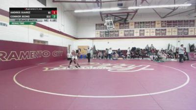 125 lbs 3rd Place Match - Connor Jeong, Santa Rosa Junior College vs Andres Juarez, Mission College