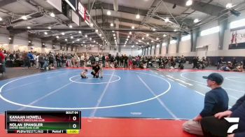 38 lbs Cons. Semi - Kanaan Howell, Texas Elite Wrestling Club vs Nolan Spangler, Empire Wrestling Club