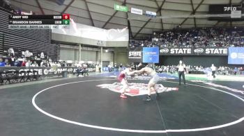 Boys 3A 165 lbs 5th Place Match - Andy Wei, Mercer Island vs Brandon Barnes, Lincoln (Tacoma)