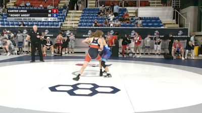 113 lbs Cons. Rd Of 16 - Carter Lirgg, South Carolina vs Rowdy Angst, Missouri
