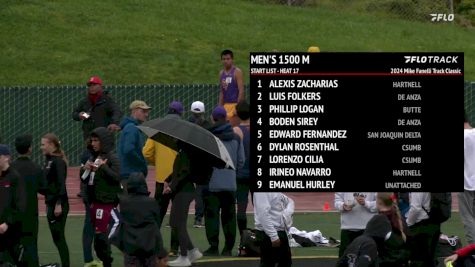 Men's 1500m, Prelims 17