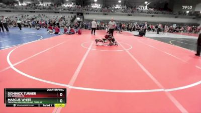 85 lbs Quarterfinal - Dominick Turner, STL Warrior-AA  vs Marcus White, Trenton Kids Wrestling Club-AA