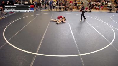125 lbs Cons. Round 2 - Anna Buurma, MI vs Sophie Baum, WI