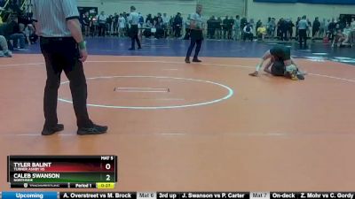 3 - 150 lbs Cons. Round 2 - Caleb Swanson, Northside vs Tyler Balint, Turner Ashby HS