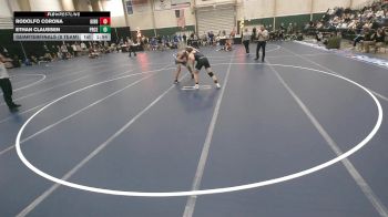 165 lbs Quarterfinals (8 Team) - Ethan Claussen, Pierce vs Rodolfo Corona, Gibbon