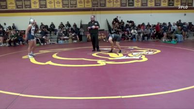 180 lbs Champ. Round 1 - Kalila Shrive, Menlo College vs Natalie Mejia, Modesto College