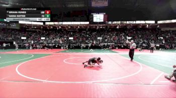 82 lbs Quarterfinal - Nadia Hatter, FSJ3 vs Briana Kunes, LWWA