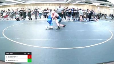 190 lbs Semifinal - Jackson Sweetman, Big Red vs Mitchell Semaan, Servite HS