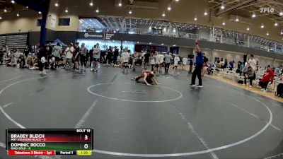 72 lbs Round 5 (8 Team) - Bradey Bleich, Mat Assassins Black vs Dominic Rocco, Ohio Gold